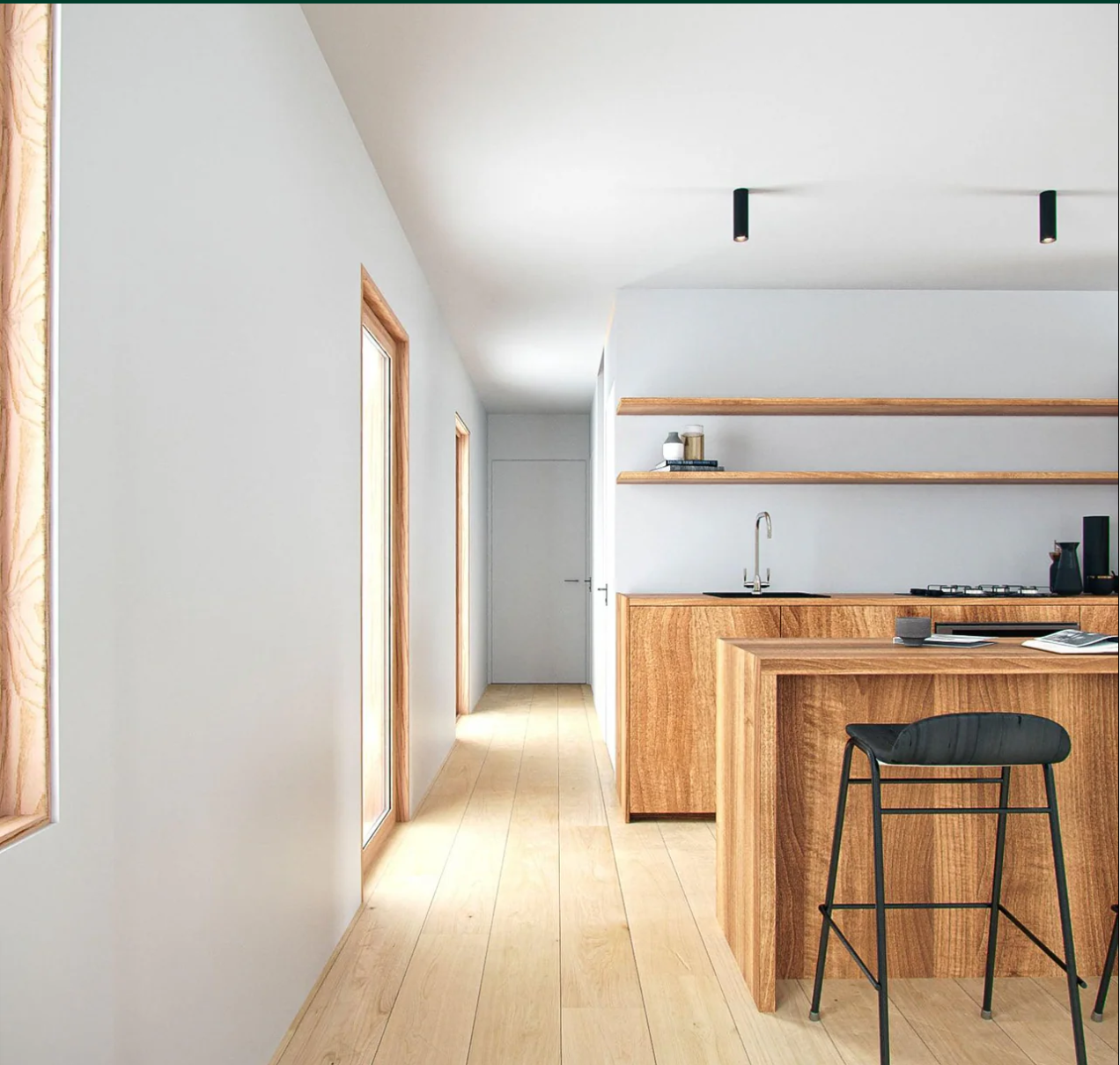 The investor cabin, rendered